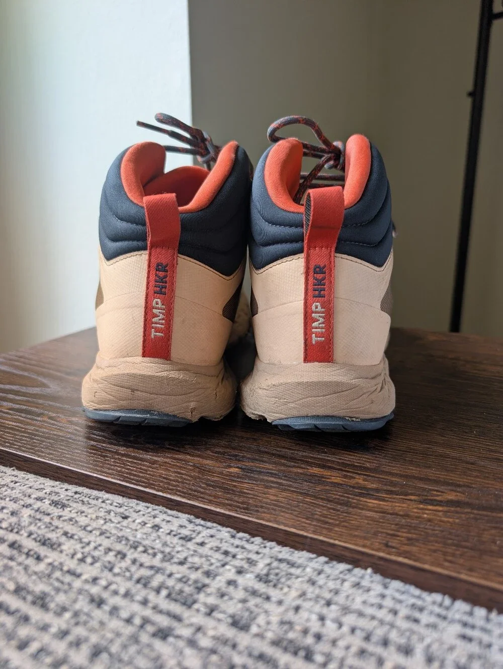 Altra Timp TMP HKR Tan Brown Orange Mid High Hiking Outdoor Shoes Boots